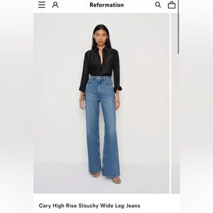 Reformation Blue Flare Women's Jeans